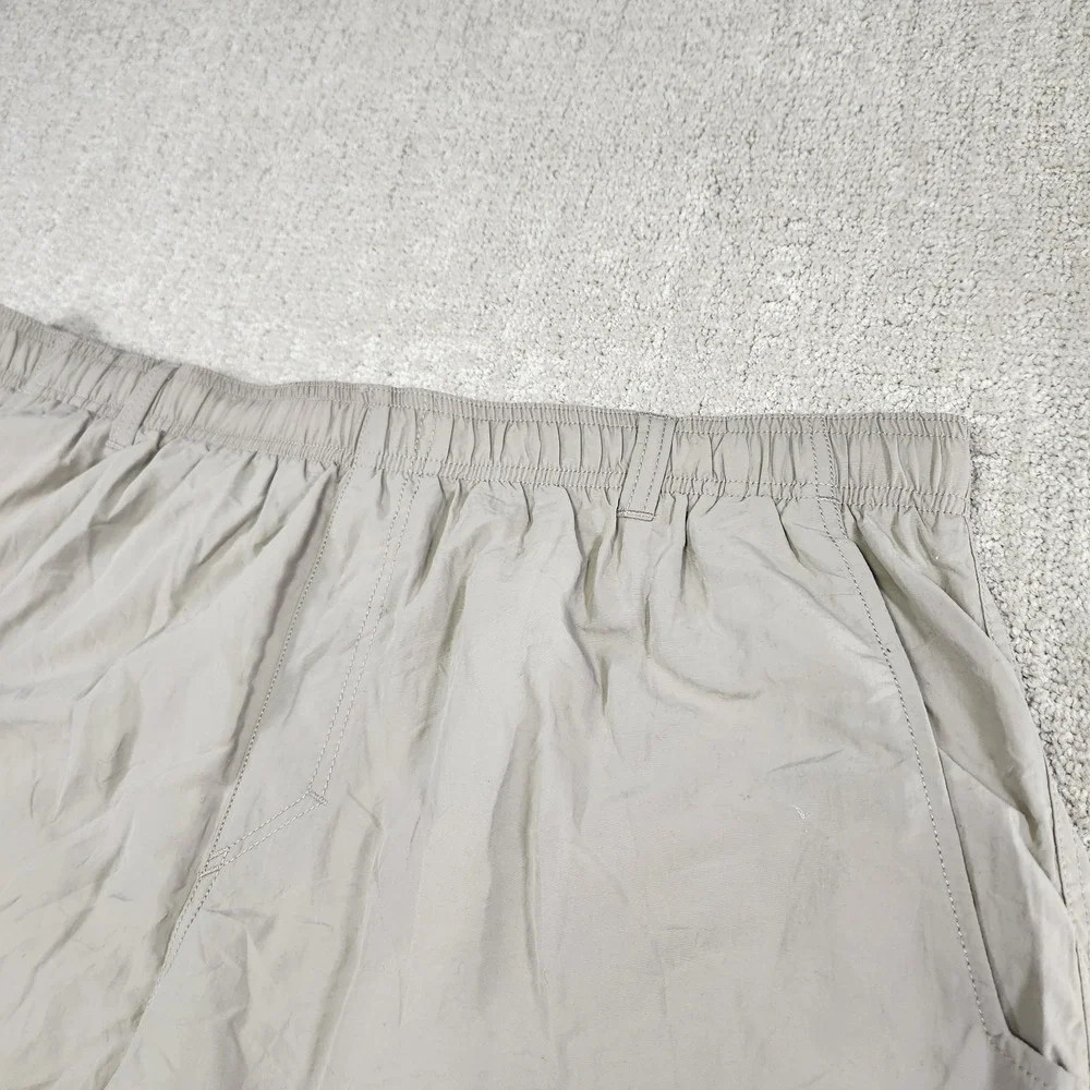 Aftco Shorts Men XL Hybrid Fishing Swim Elastic Waist‎ Chino Lined Quick Dry 10